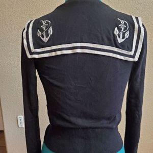 Hell Bunny Anchor Cardigan
